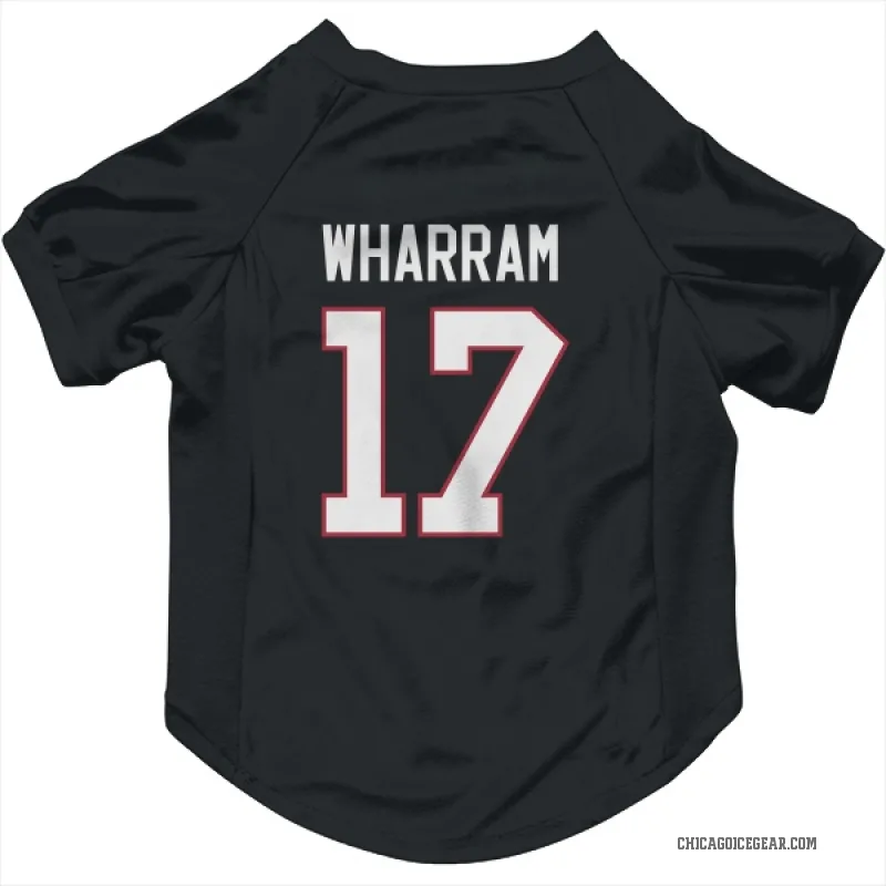 Kenny Wharram  Black Chicago Blackhawks  Cat & Dog Pet Jersey