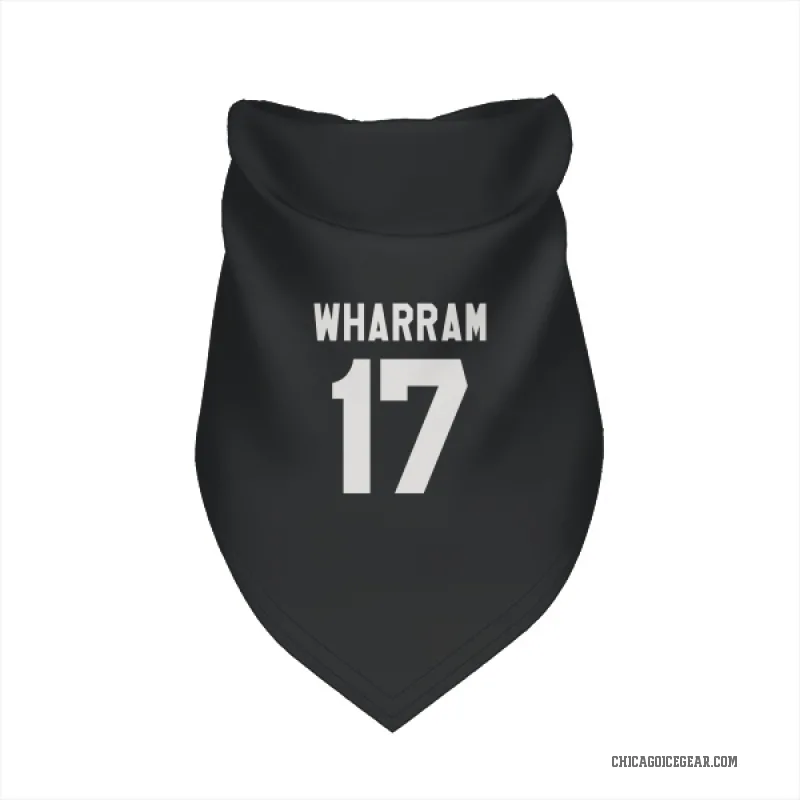 Kenny Wharram  Black White Chicago Blackhawks  Cat & Dog Pet Bandana