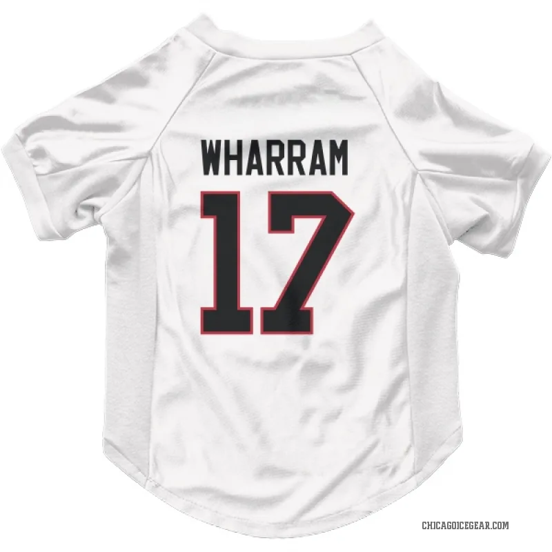 Kenny Wharram  White Chicago Blackhawks  Cat & Dog Pet Jersey