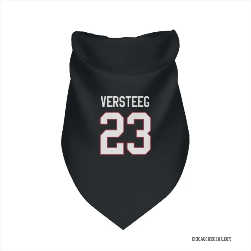 Kris Versteeg Black Chicago Blackhawks Cat & Dog Pet Bandana