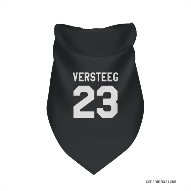 Kris Versteeg Black White Chicago Blackhawks Cat & Dog Pet Bandana