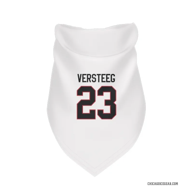 Kris Versteeg  White Chicago Blackhawks  Cat & Dog Pet Bandana