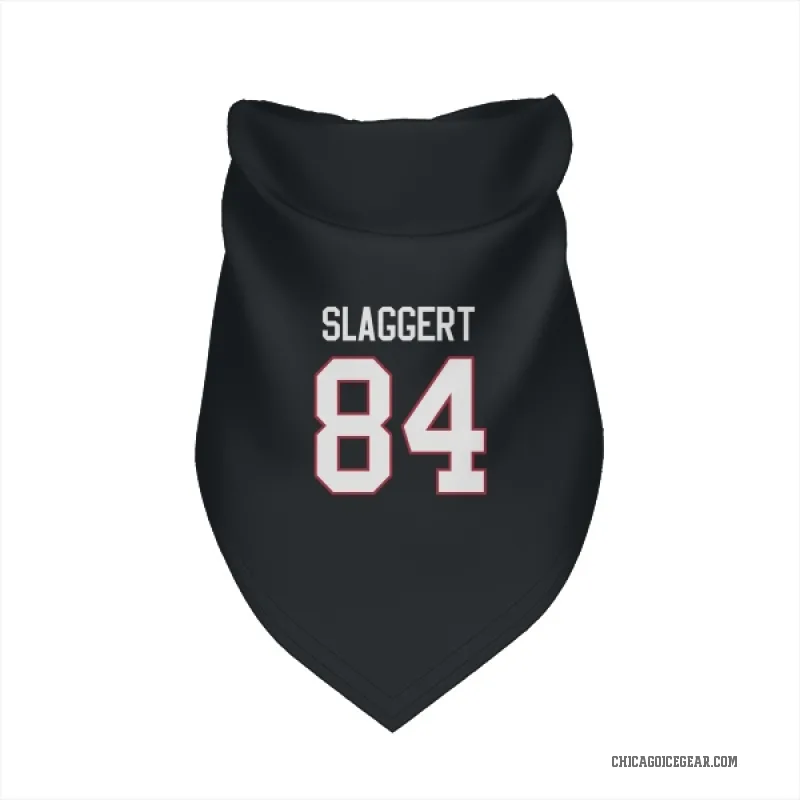 Landon Slaggert  Black Chicago Blackhawks  Cat & Dog Pet Bandana