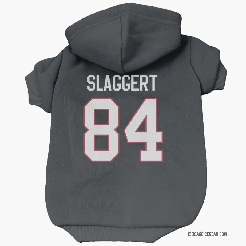 Landon Slaggert  Black Chicago Blackhawks  Cat & Dog Pet Hoodie