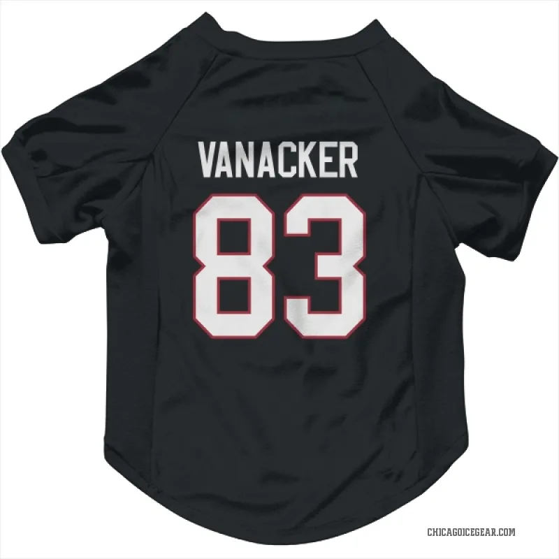 Marek Vanacker  Black Chicago Blackhawks  Cat & Dog Pet Jersey
