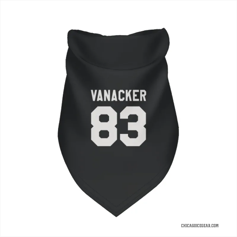 Marek Vanacker  Black White Chicago Blackhawks  Cat & Dog Pet Bandana