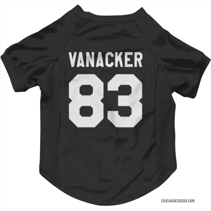 Marek Vanacker  Black White Chicago Blackhawks  Cat & Dog Pet Jersey