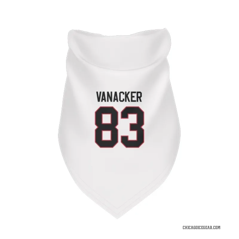 Marek Vanacker  White Chicago Blackhawks  Cat & Dog Pet Bandana