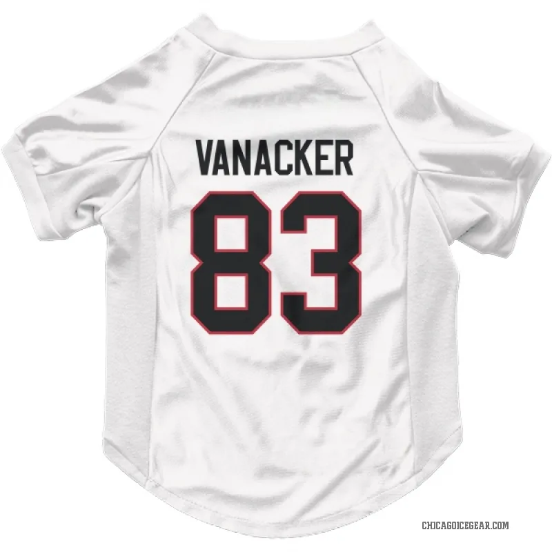 Marek Vanacker  White Chicago Blackhawks  Cat & Dog Pet Jersey