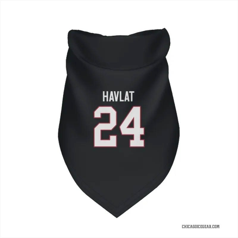 Martin Havlat  Black Chicago Blackhawks  Cat & Dog Pet Bandana