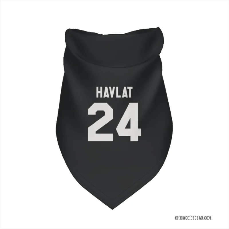 Martin Havlat  Black White Chicago Blackhawks  Cat & Dog Pet Bandana