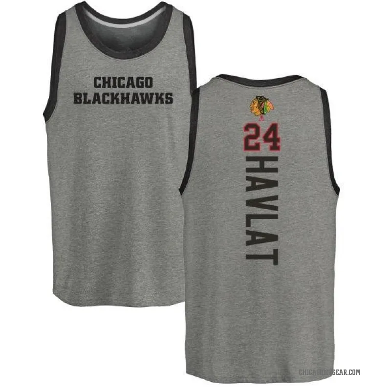Martin Havlat Youth Ash Chicago Blackhawks Backer Tank Top -