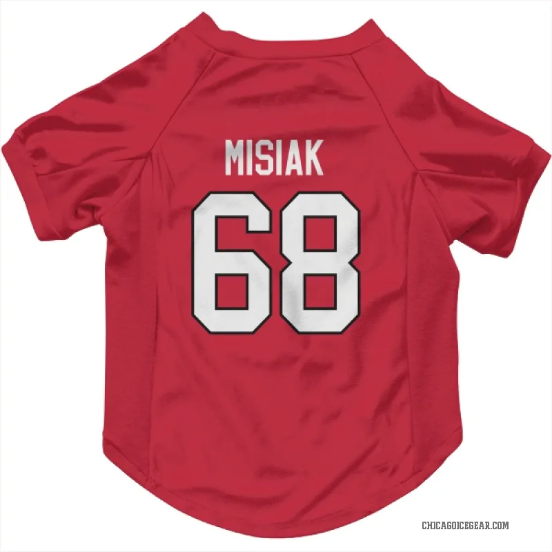 Martin Misiak  Red Chicago Blackhawks  Cat & Dog Pet Jersey