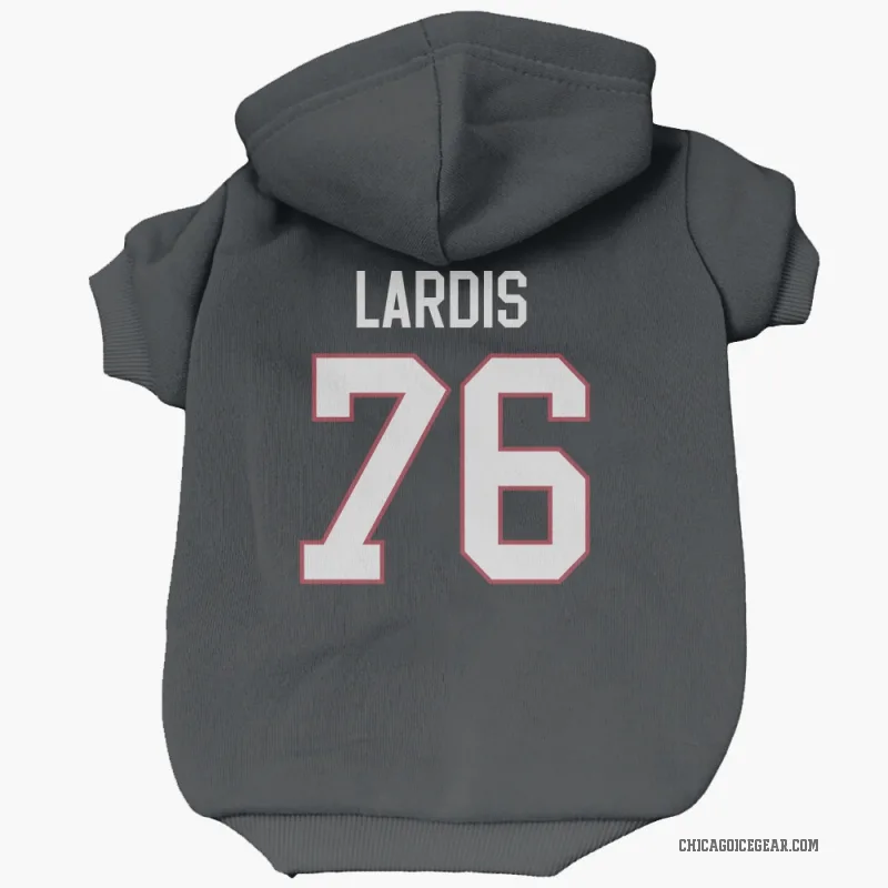 Nick Lardis  Black Chicago Blackhawks  Cat & Dog Pet Hoodie