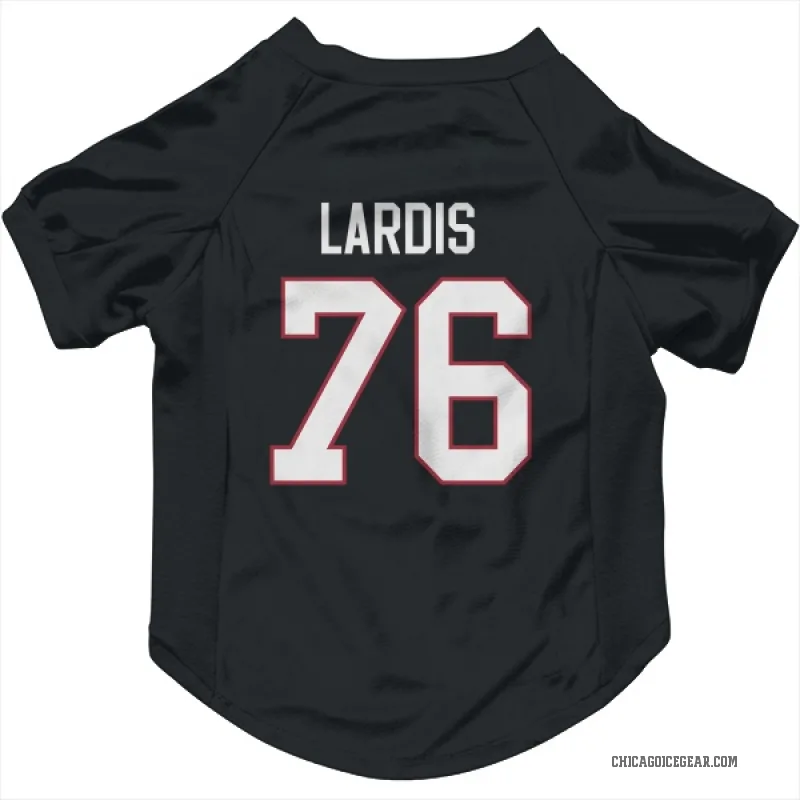 Nick Lardis  Black Chicago Blackhawks  Cat & Dog Pet Jersey