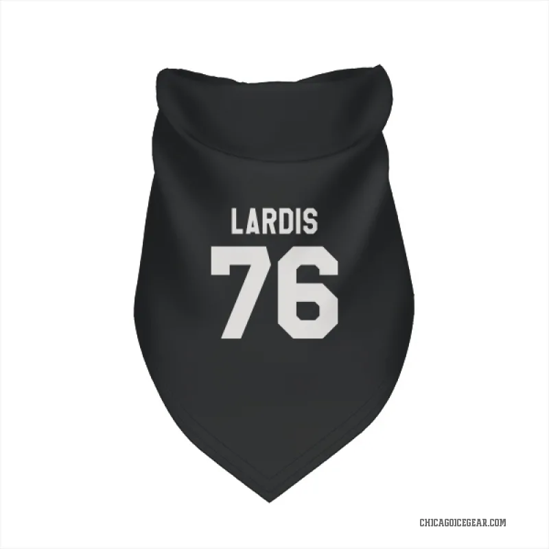 Nick Lardis  Black White Chicago Blackhawks  Cat & Dog Pet Bandana