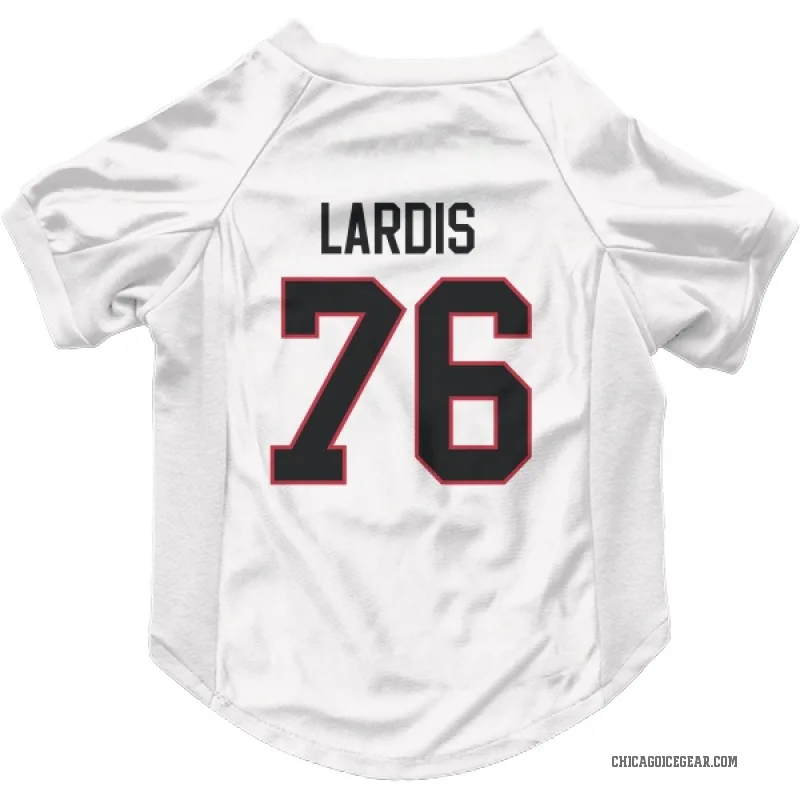 Nick Lardis  White Chicago Blackhawks  Cat & Dog Pet Jersey