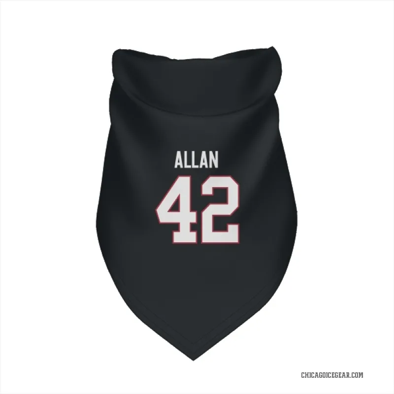 Nolan Allan  Black Chicago Blackhawks  Cat & Dog Pet Bandana