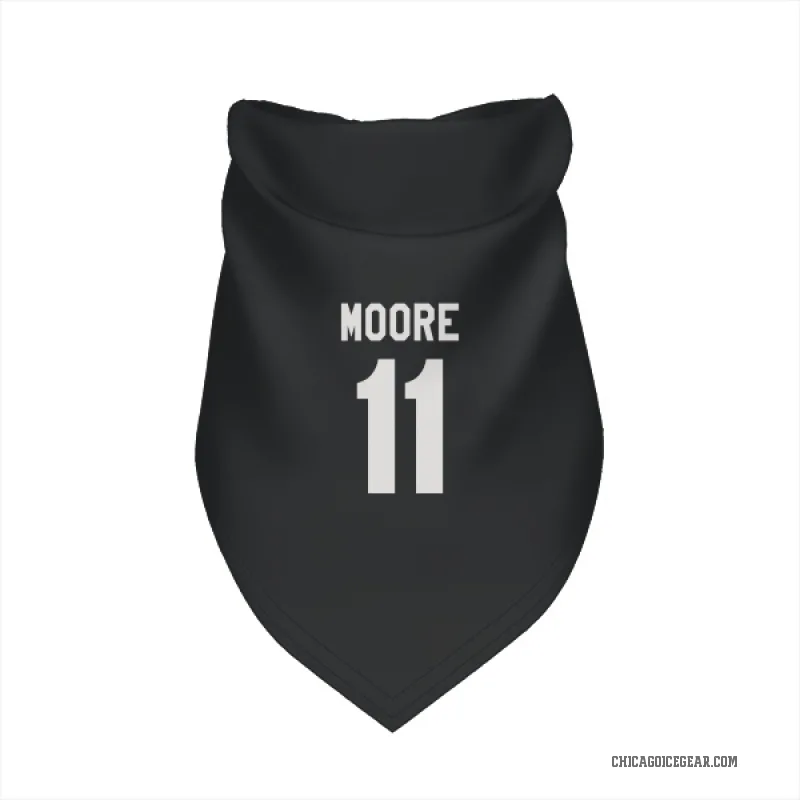 Oliver Moore  Black White Chicago Blackhawks  Cat & Dog Pet Bandana