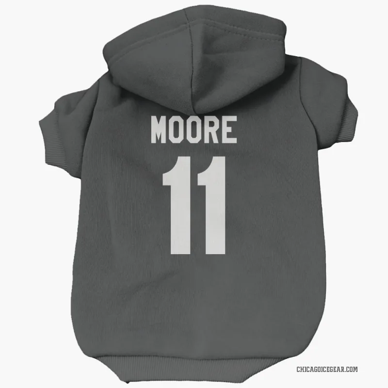 Oliver Moore  Black White Chicago Blackhawks  Cat & Dog Pet Hoodie