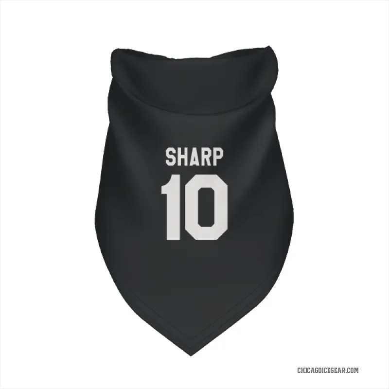 Patrick Sharp  Black White Chicago Blackhawks  Cat & Dog Pet Bandana
