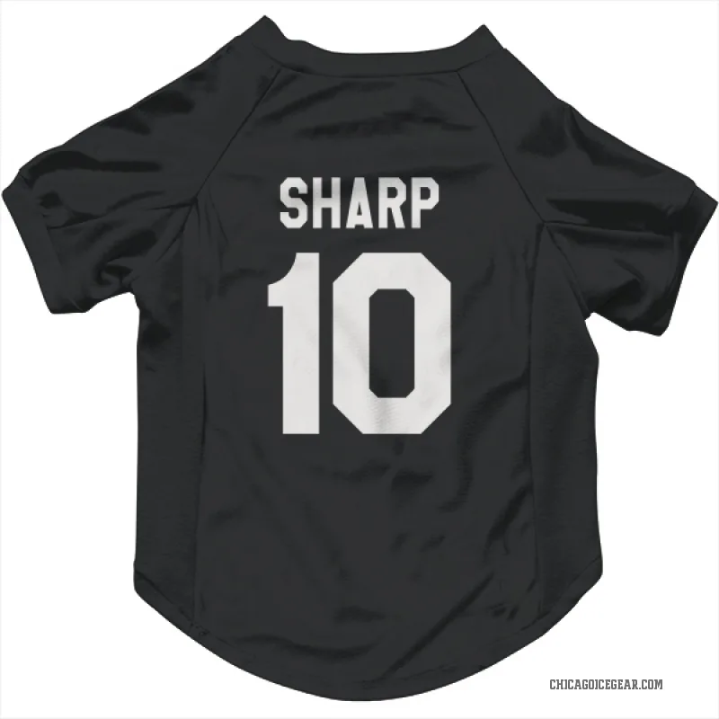 Patrick Sharp  Black White Chicago Blackhawks  Cat & Dog Pet Jersey
