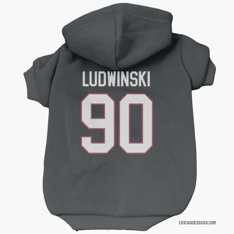 Paul Ludwinski  Black Chicago Blackhawks  Cat & Dog Pet Hoodie
