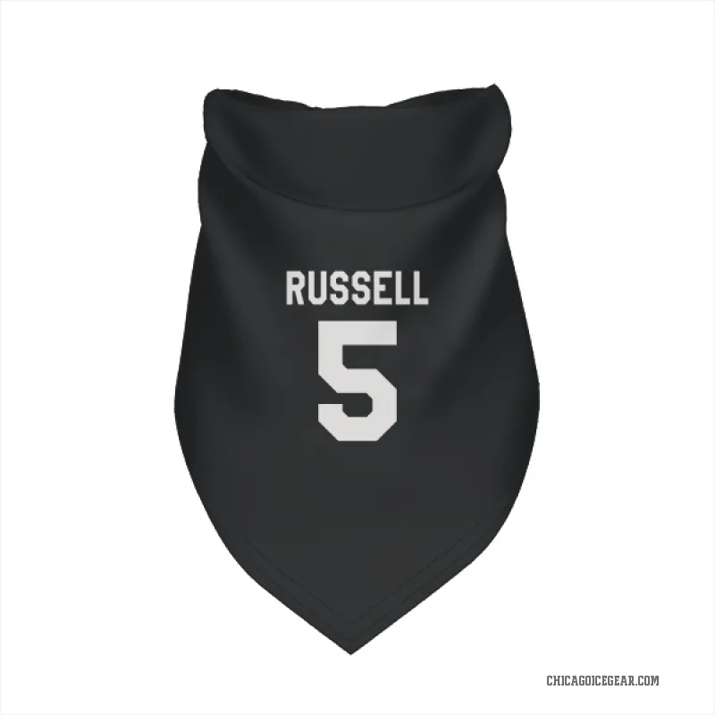 Phil Russell  Black White Chicago Blackhawks  Cat & Dog Pet Bandana