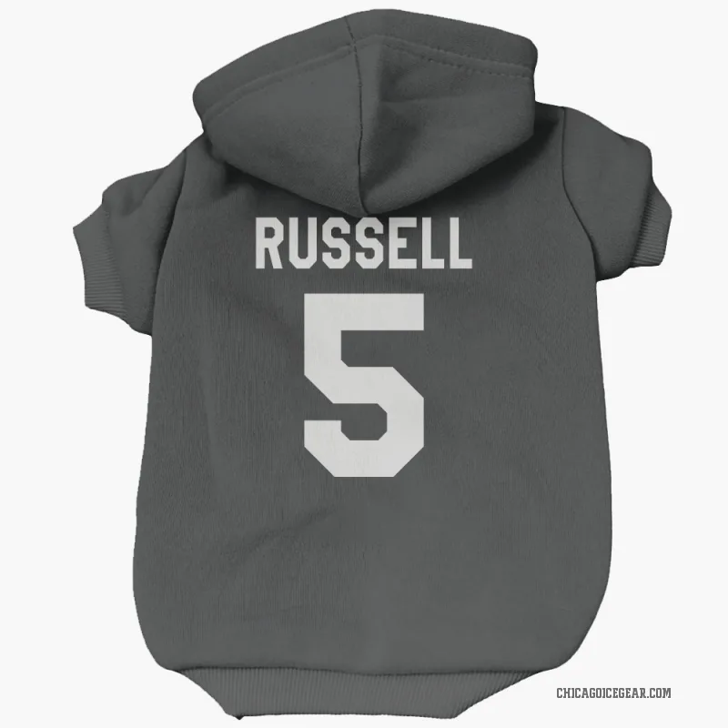 Phil Russell  Black White Chicago Blackhawks  Cat & Dog Pet Hoodie