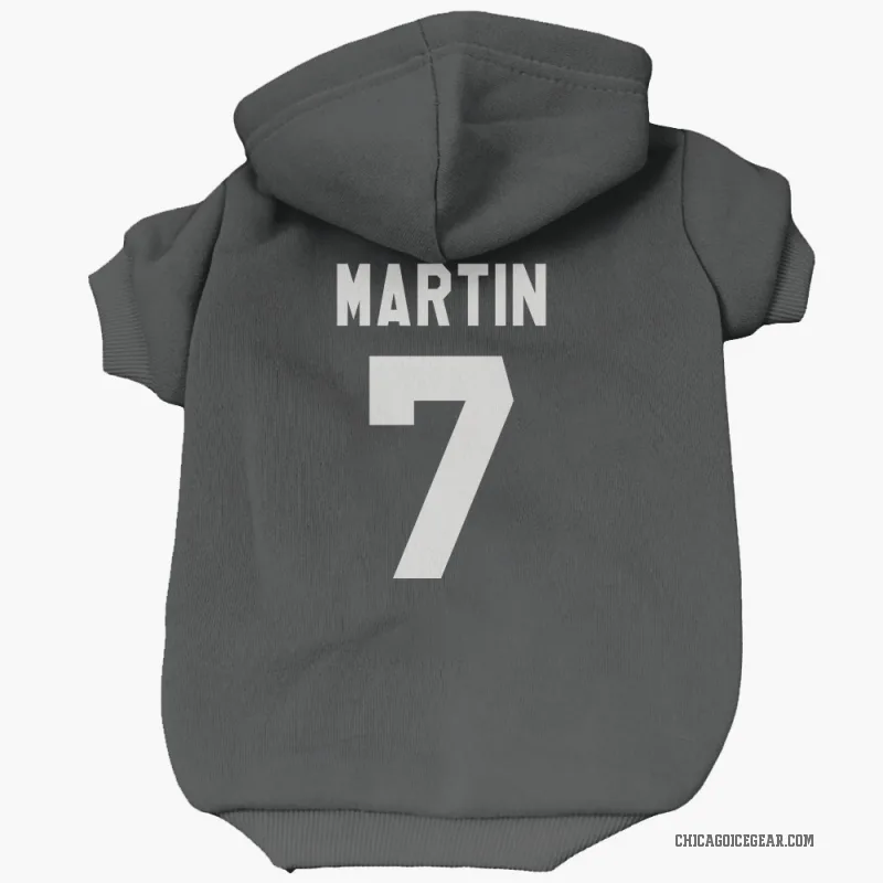 Pit Martin  Black White Chicago Blackhawks  Cat & Dog Pet Hoodie
