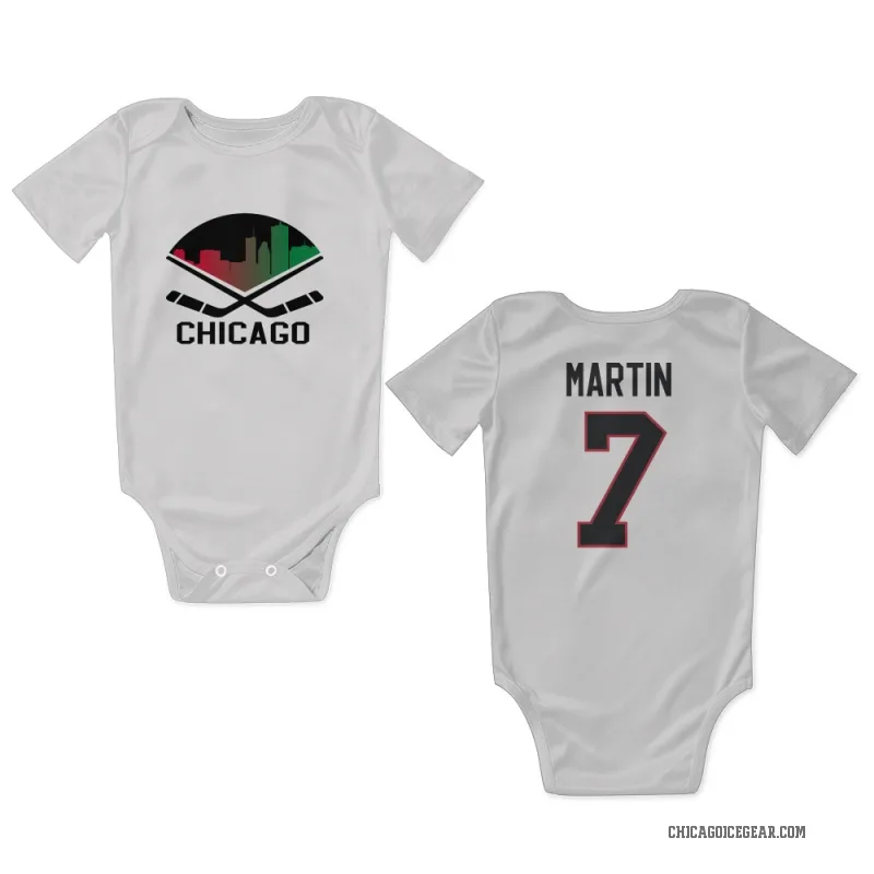 Pit Martin  White Chicago Blackhawks  Newborn & Infant Bodysuit