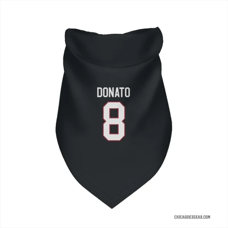 Ryan Donato  Black Chicago Blackhawks  Cat & Dog Pet Bandana