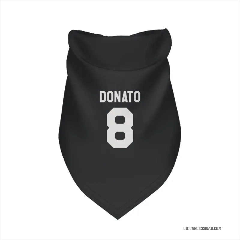 Ryan Donato  Black White Chicago Blackhawks  Cat & Dog Pet Bandana