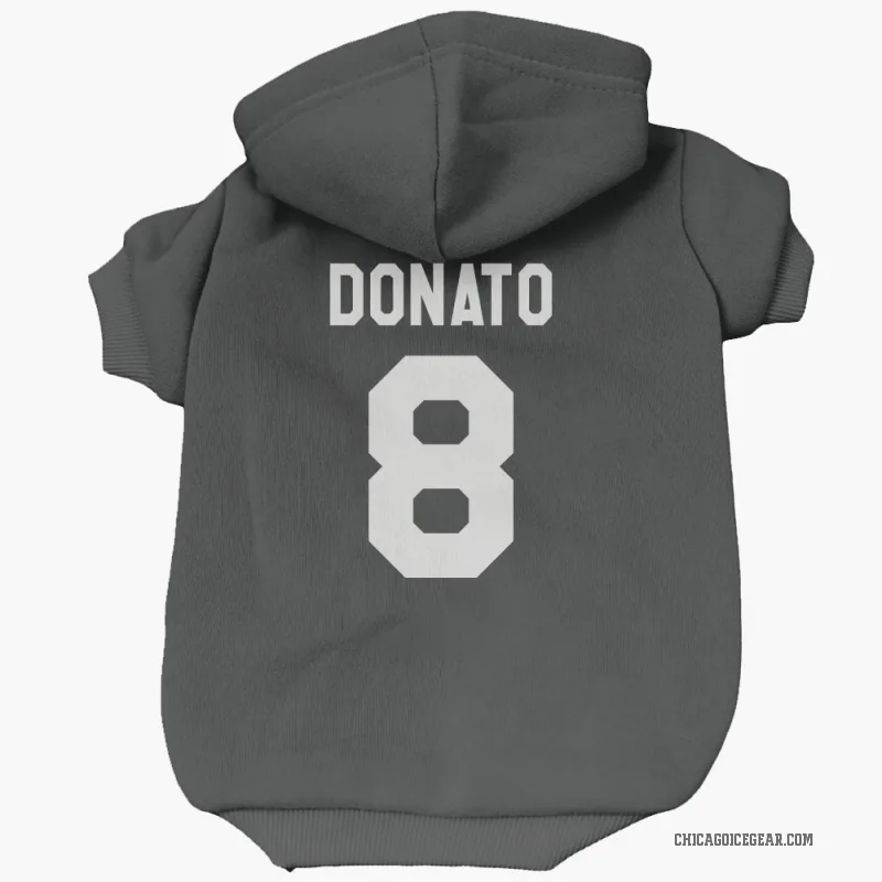 Ryan Donato  Black White Chicago Blackhawks  Cat & Dog Pet Hoodie