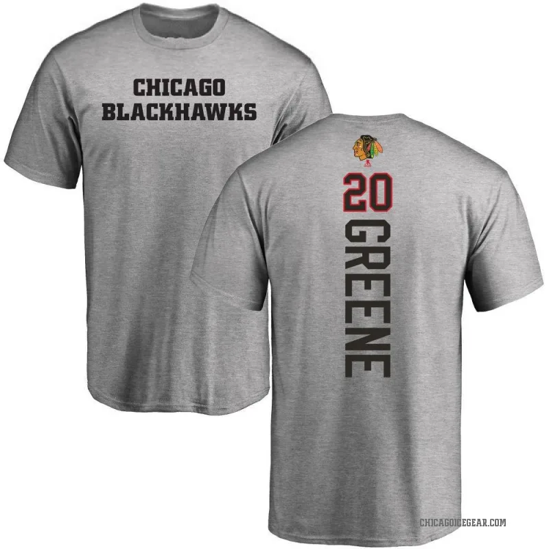 Ryan Greene Youth Green Chicago Blackhawks Backer T-Shirt - Ash