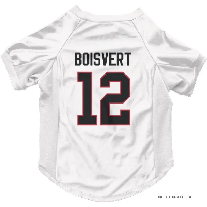 Sacha Boisvert  White Chicago Blackhawks  Cat & Dog Pet Jersey