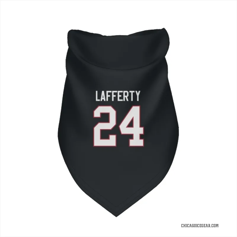 Sam Lafferty  Black Chicago Blackhawks  Cat & Dog Pet Bandana