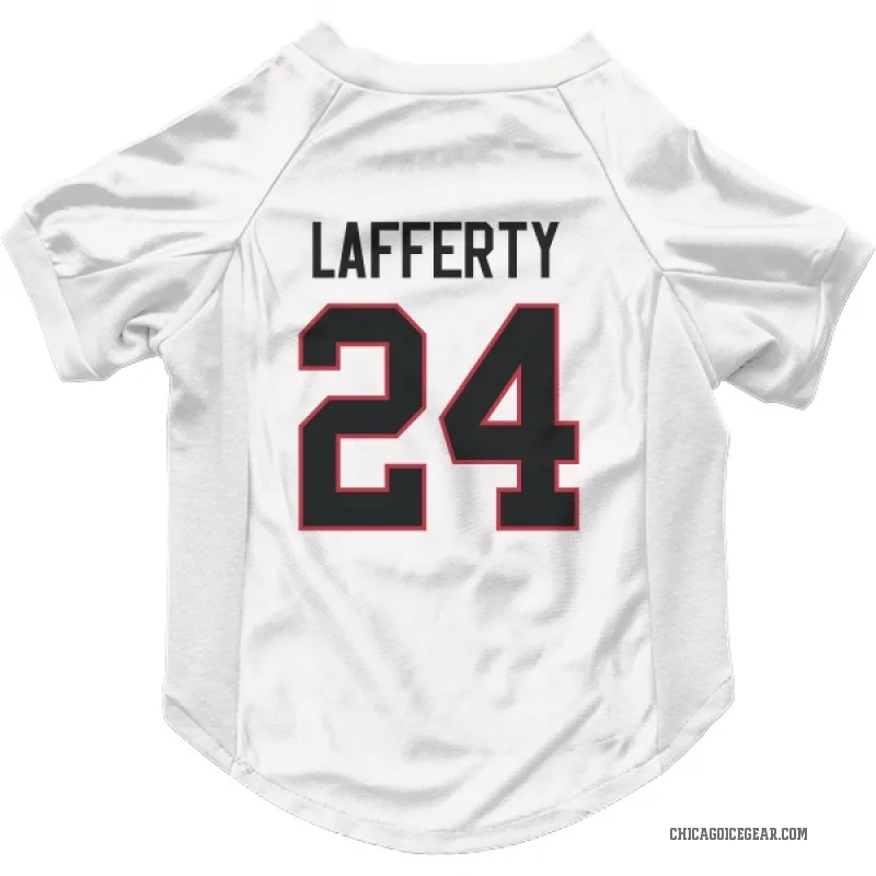Sam Lafferty  White Chicago Blackhawks  Cat & Dog Pet Jersey