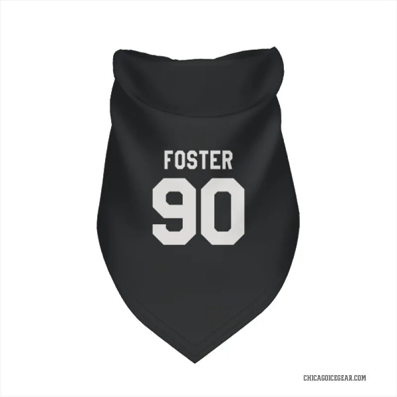 Scott Foster Black White Chicago Blackhawks Cat & Dog Pet Bandana