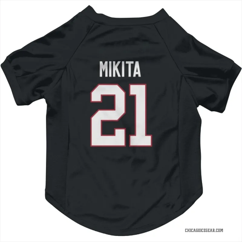 Stan Mikita  Black Chicago Blackhawks  Cat & Dog Pet Jersey