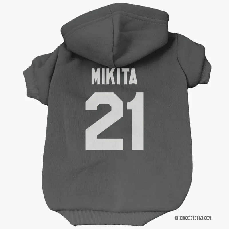 Stan Mikita  Black White Chicago Blackhawks  Cat & Dog Pet Hoodie