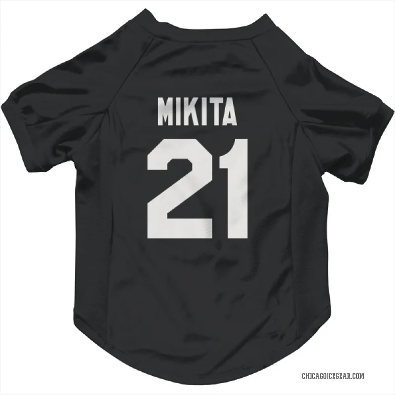 Stan Mikita  Black White Chicago Blackhawks  Cat & Dog Pet Jersey
