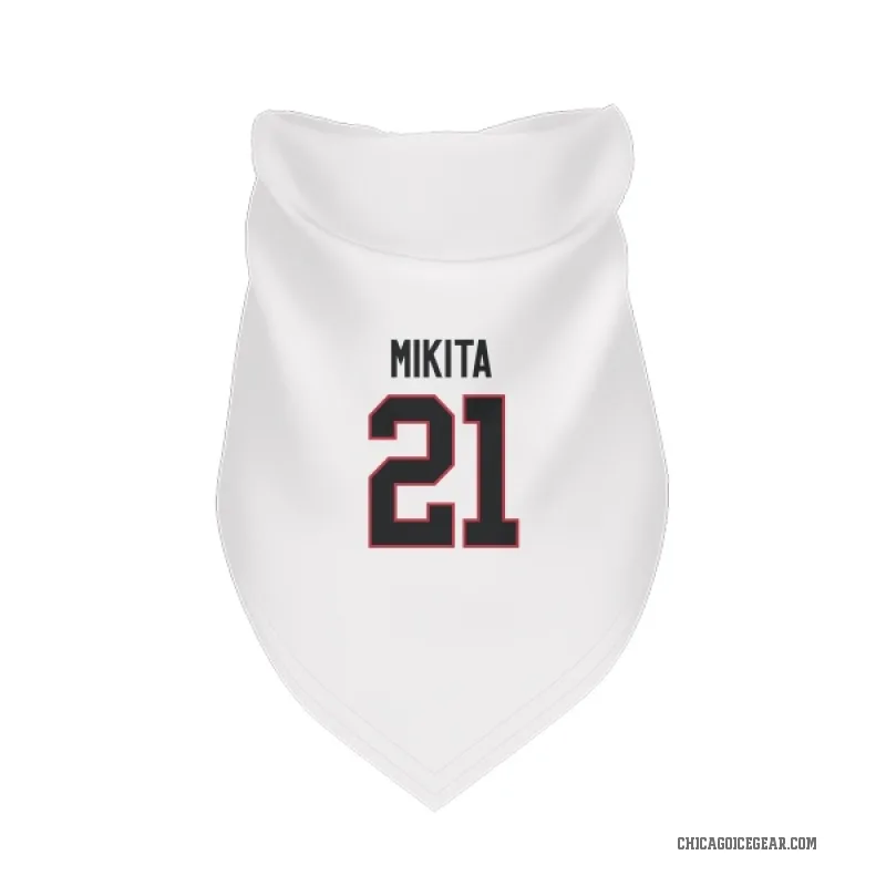 Stan Mikita  White Chicago Blackhawks  Cat & Dog Pet Bandana