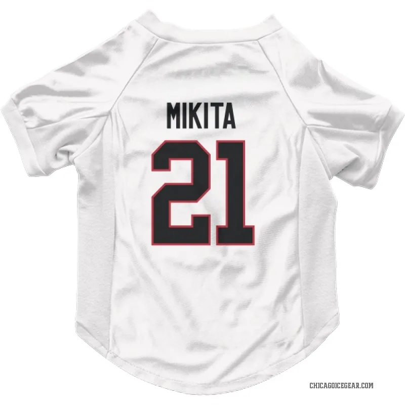 Stan Mikita  White Chicago Blackhawks  Cat & Dog Pet Jersey
