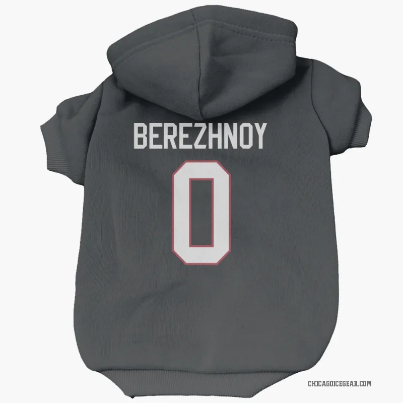 Stanislav Berezhnoy  Black Chicago Blackhawks  Cat & Dog Pet Hoodie