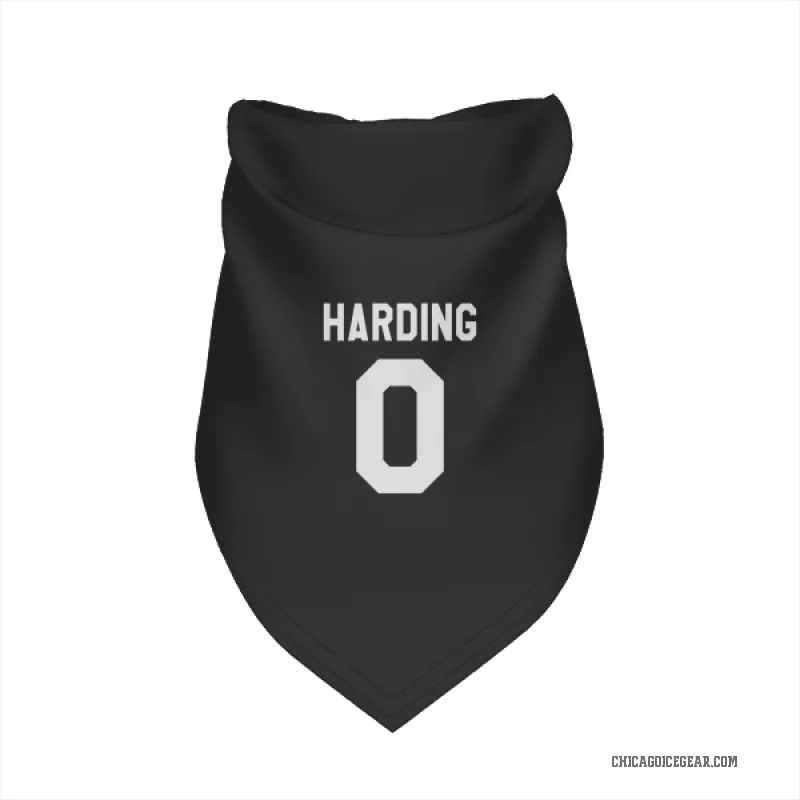 Taige Harding  Black White Chicago Blackhawks  Cat & Dog Pet Bandana