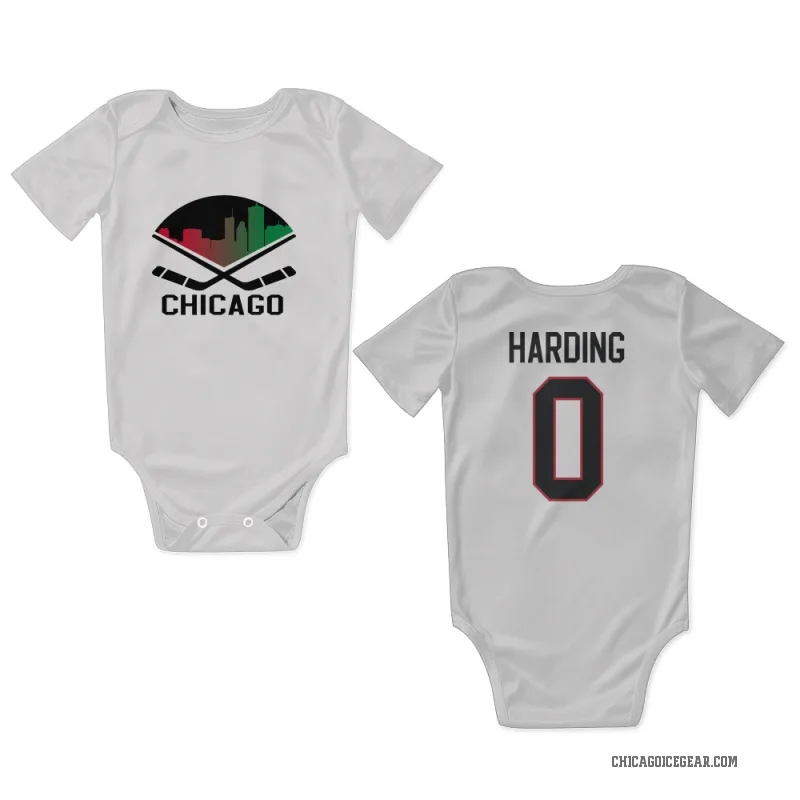 Taige Harding  White Chicago Blackhawks  Newborn & Infant Bodysuit