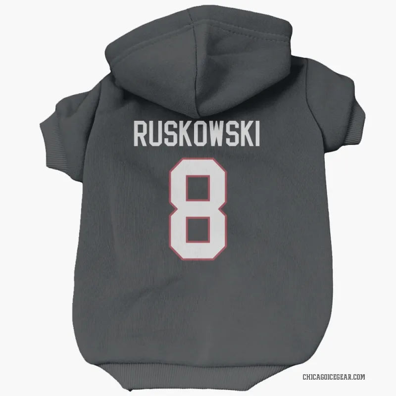 Terry Ruskowski  Black Chicago Blackhawks  Cat & Dog Pet Hoodie