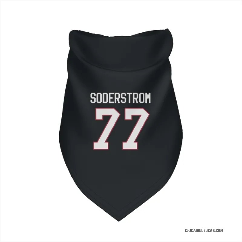 Victor Soderstrom Black Chicago Blackhawks Cat & Dog Pet Bandana