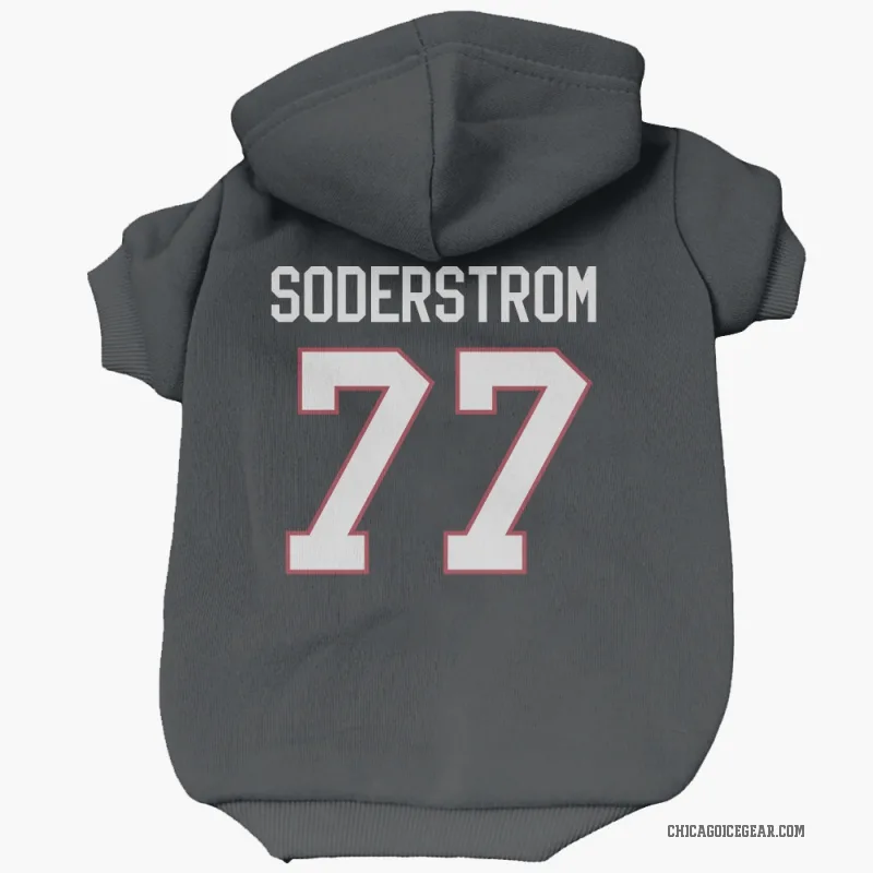 Victor Soderstrom Black Chicago Blackhawks Cat & Dog Pet Hoodie